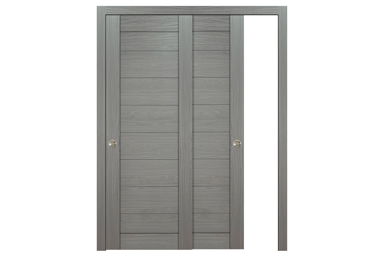 Nova Domino 02 Wenge Modern Laminated Modern Interior Door - Bypass Door