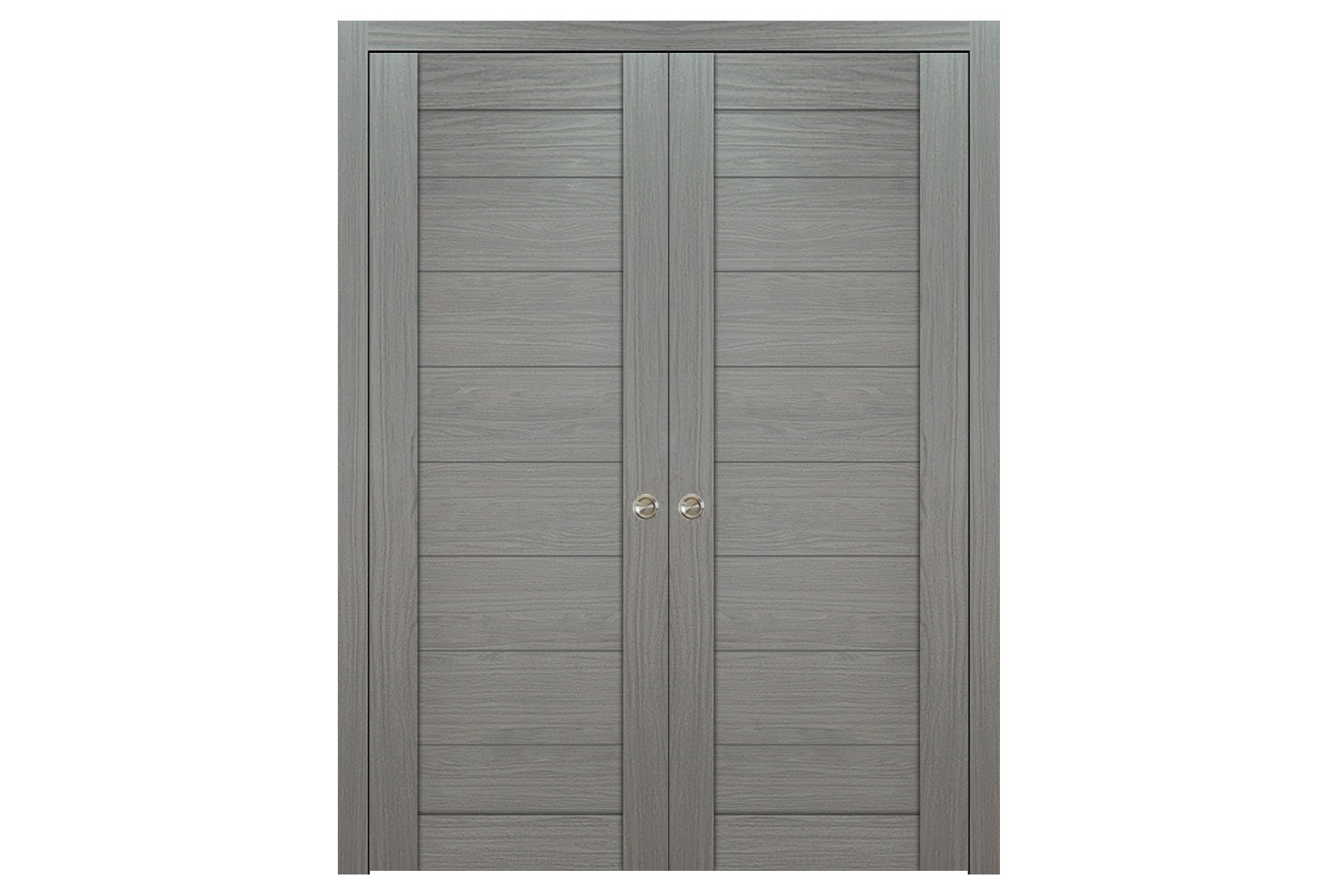Nova Domino 02 Wenge Modern Laminated Modern Interior Door - Double Pocket