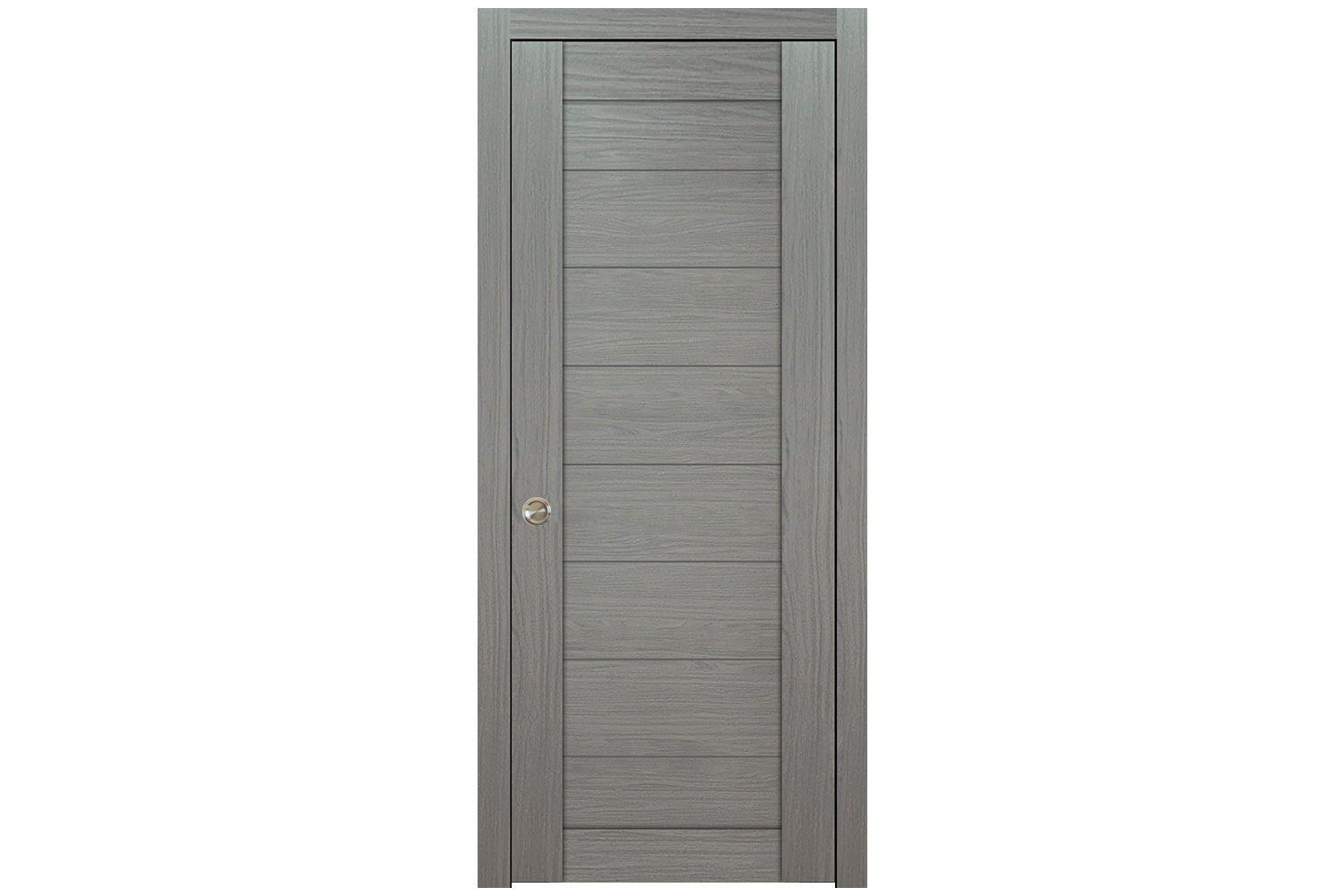 Nova Domino 02 Wenge Modern Laminated Modern Interior Door - Single Pocket