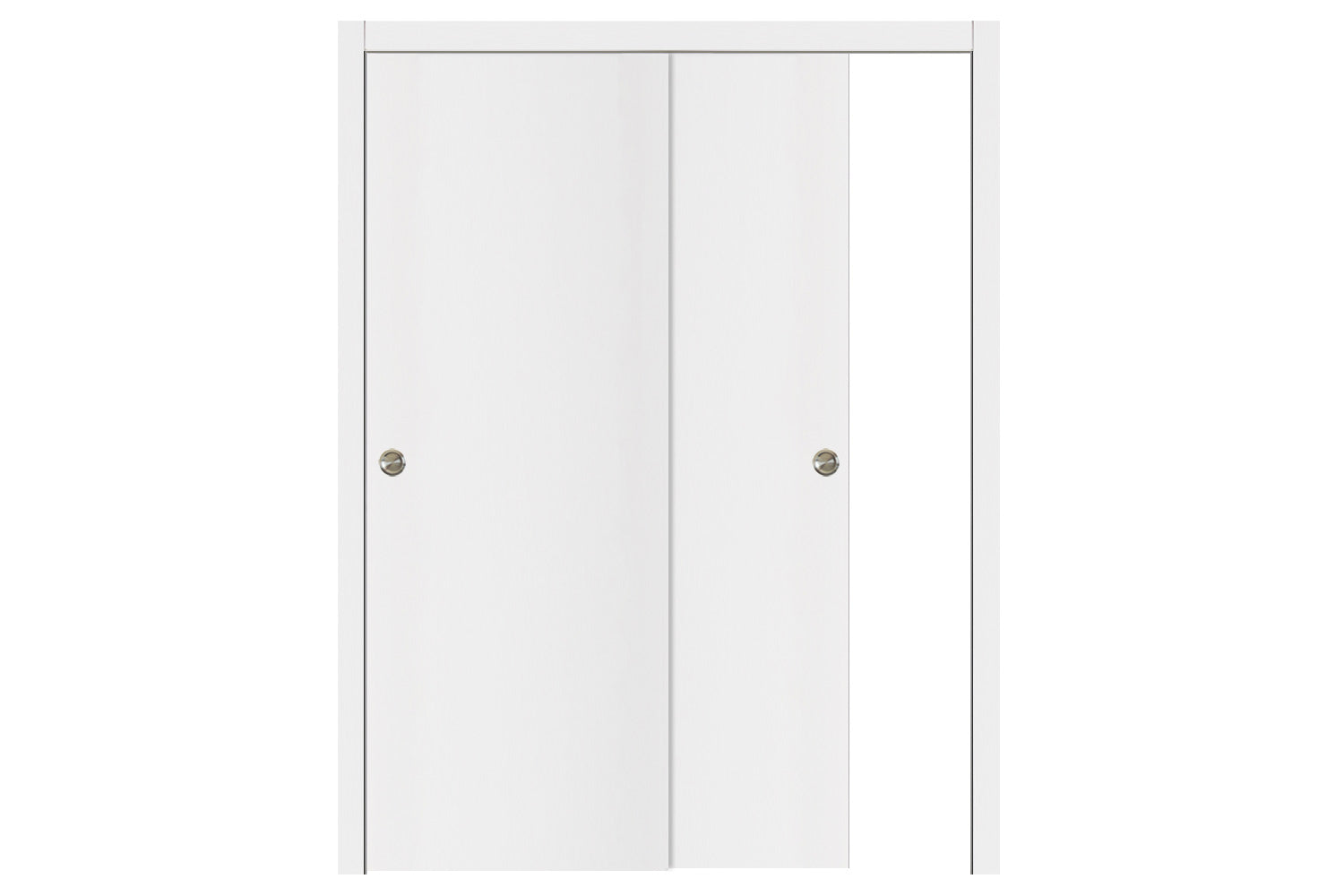 Nova Glam G-Pro 001 White Lacquered Enamel Modern Interior Door - Bypass Door