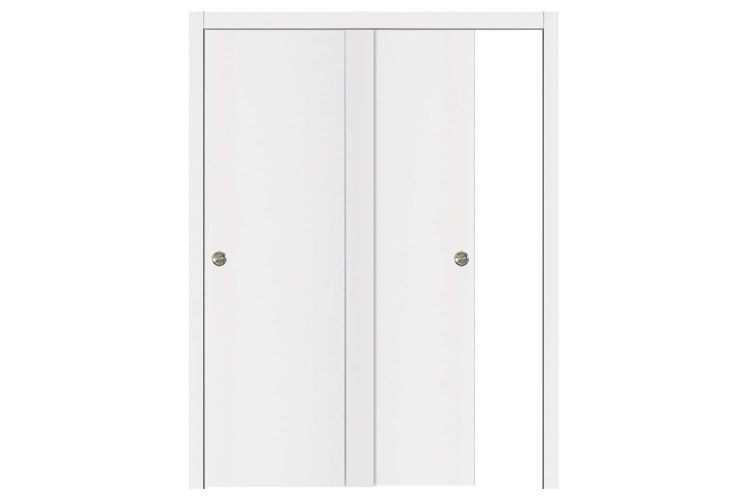 Nova Glam G-Pro 005 White Lacquered Enamel Modern Interior Door - Bypass Door