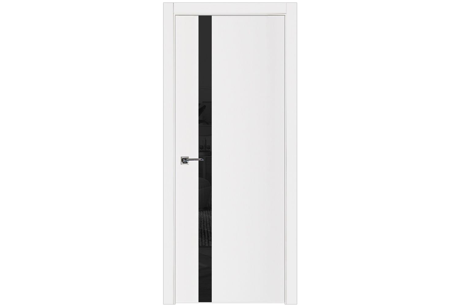 Nova Glam G-Pro 1G Soft White Laminated Modern Interior Door - Single Door