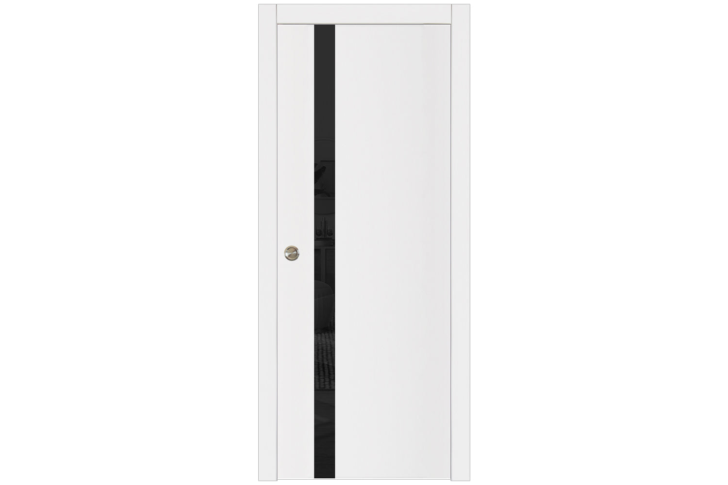 Nova Glam G-Pro 1G Soft White Laminated Modern Interior Door - Single Pocket