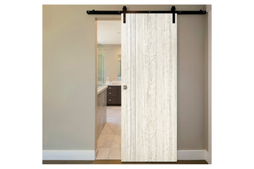 Nova HG-002V Light Aloe Wood Laminated Modern Interior Barn Door