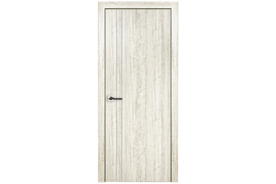 Nova HG-002V Light Aloe Wood Laminated Modern Interior Door - Single Door