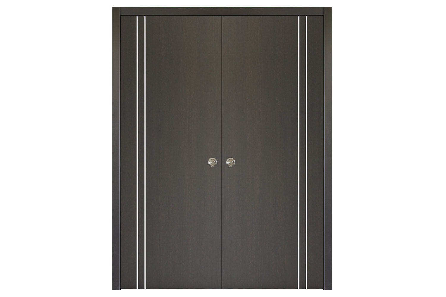 Nova HG-002VR Japan Oak Laminated Modern Interior Door - Double Pocket