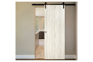 Nova HG-002VR Light Aloe Wood Laminated Modern Interior Barn Door