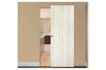 Nova HG-002VR Light Aloe Wood Laminated Modern Interior Magic Sliding Door