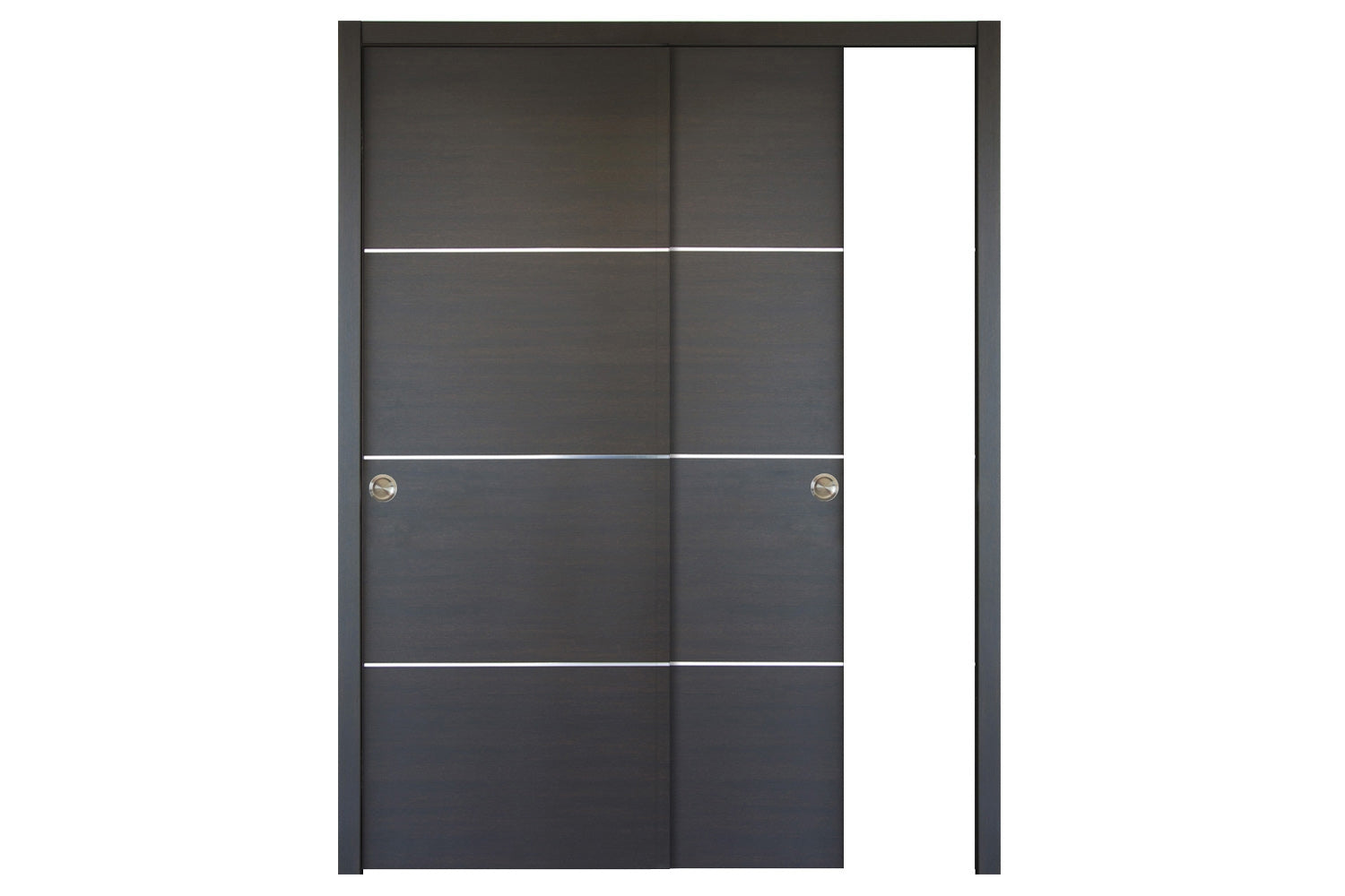 Nova HG-008 Japan Oak Laminated Modern Interior Door - Sliding Bypass Door