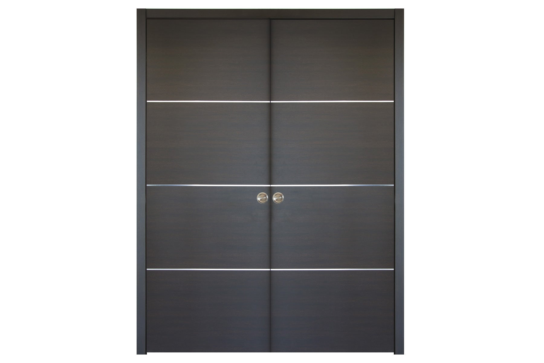 Nova HG-008 Japan Oak Laminated Modern Interior Door - Double Pocket Door