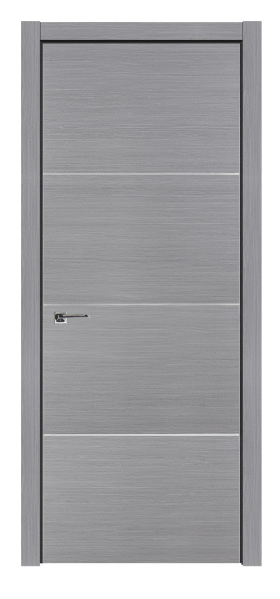 Nova HG008 Silver Wood Laminated Modern Interior Door