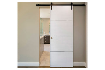 Nova HG-008 White Wenge Laminated Modern Interior Barn Door