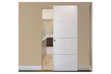 Nova HG-008 White Wenge Laminated Modern Interior Magic Sliding Door