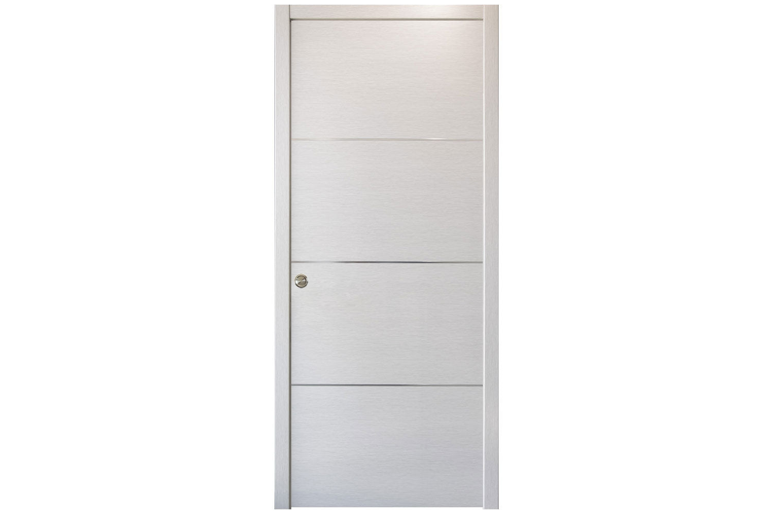 Nova HG-008 White Wenge Laminated Modern Interior Door - Single Pocket Door