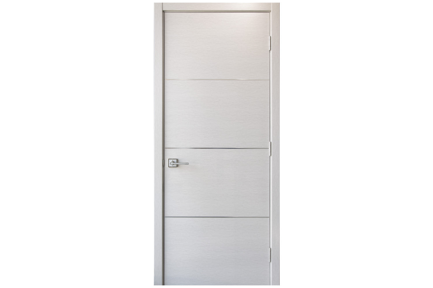 Nova HG-008 White Wenge Laminated Modern Interior Door - Single Door