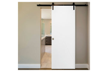 Nova M-419 Pure White Laminated Modern Interior Barn Door