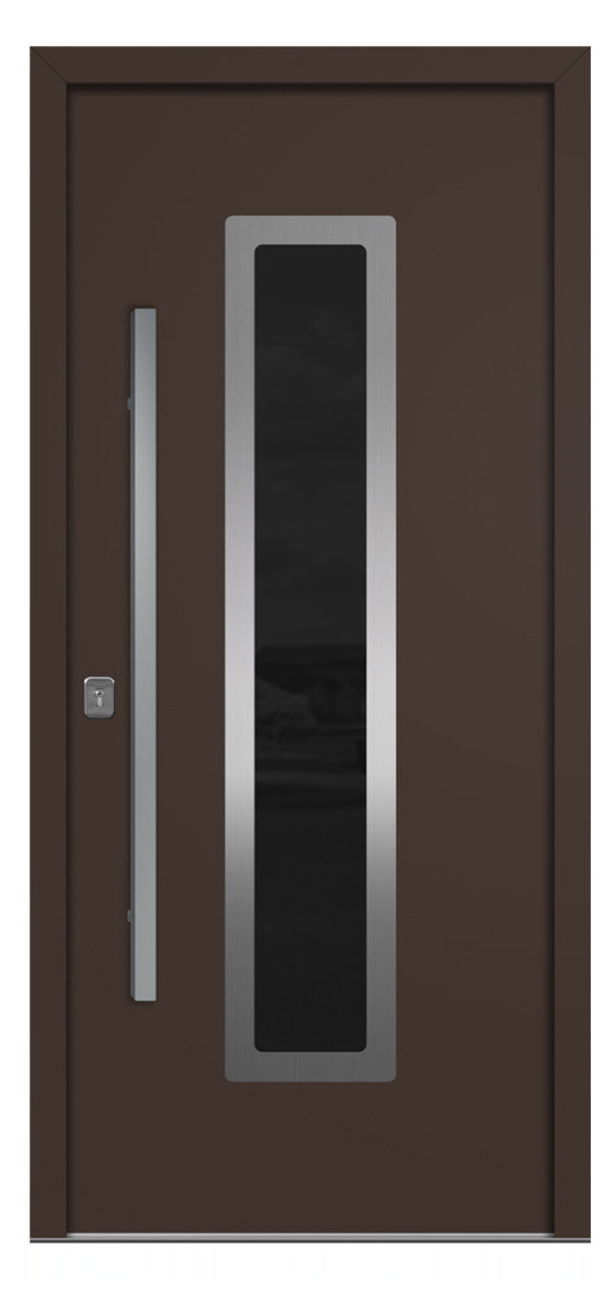 Nova Inox S1 Brown Modern Exterior Door