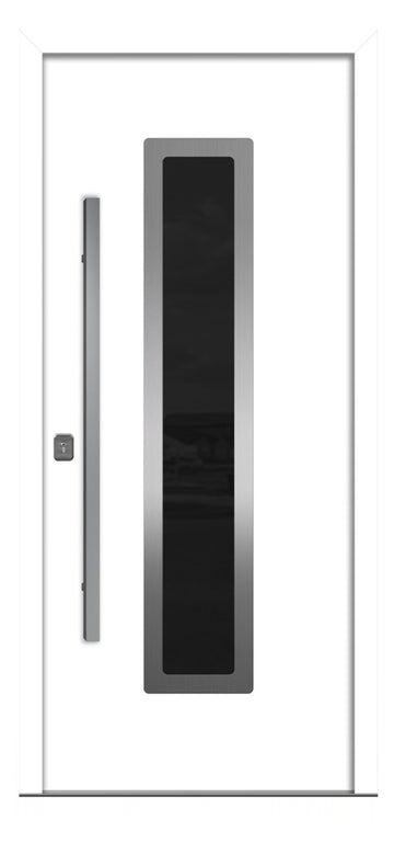 Nova Inox S1 White Modern Exterior Door