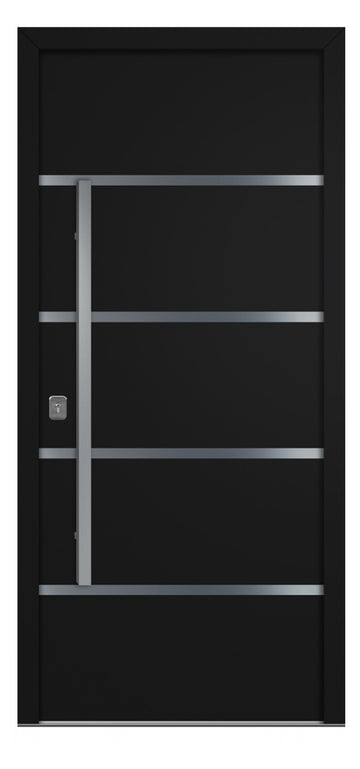 Nova Inox S3 Black Modern Exterior Door
