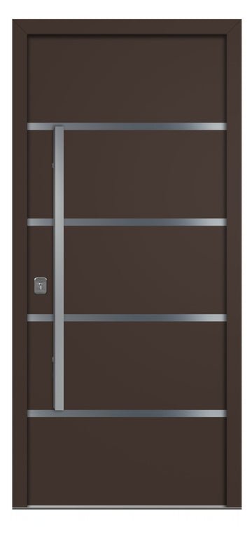 Nova Inox S3 Brown Modern Exterior Door