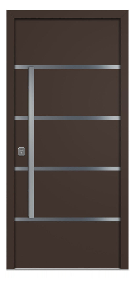 Nova Inox S3 Brown Modern Exterior Door