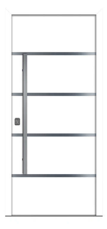 Nova Inox S3 White Modern Exterior Door