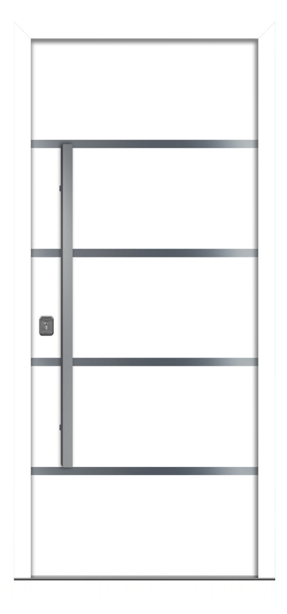 Nova Inox S3 White Modern Exterior Door