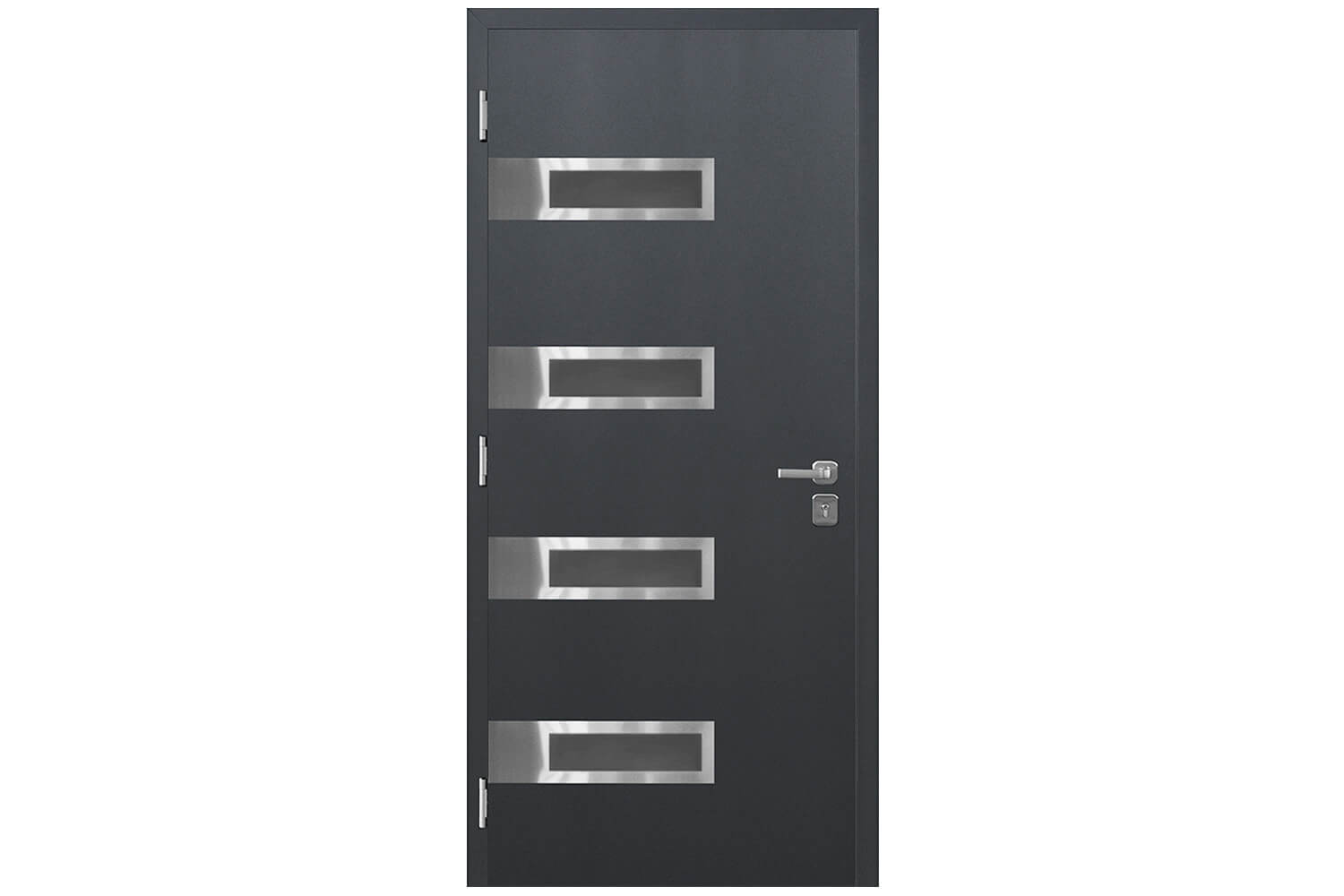 Nova Inox S4 Anthracite Exterior Door