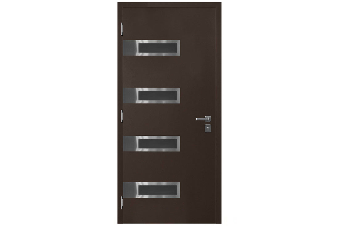Nova Inox S4 Brown Exterior Door