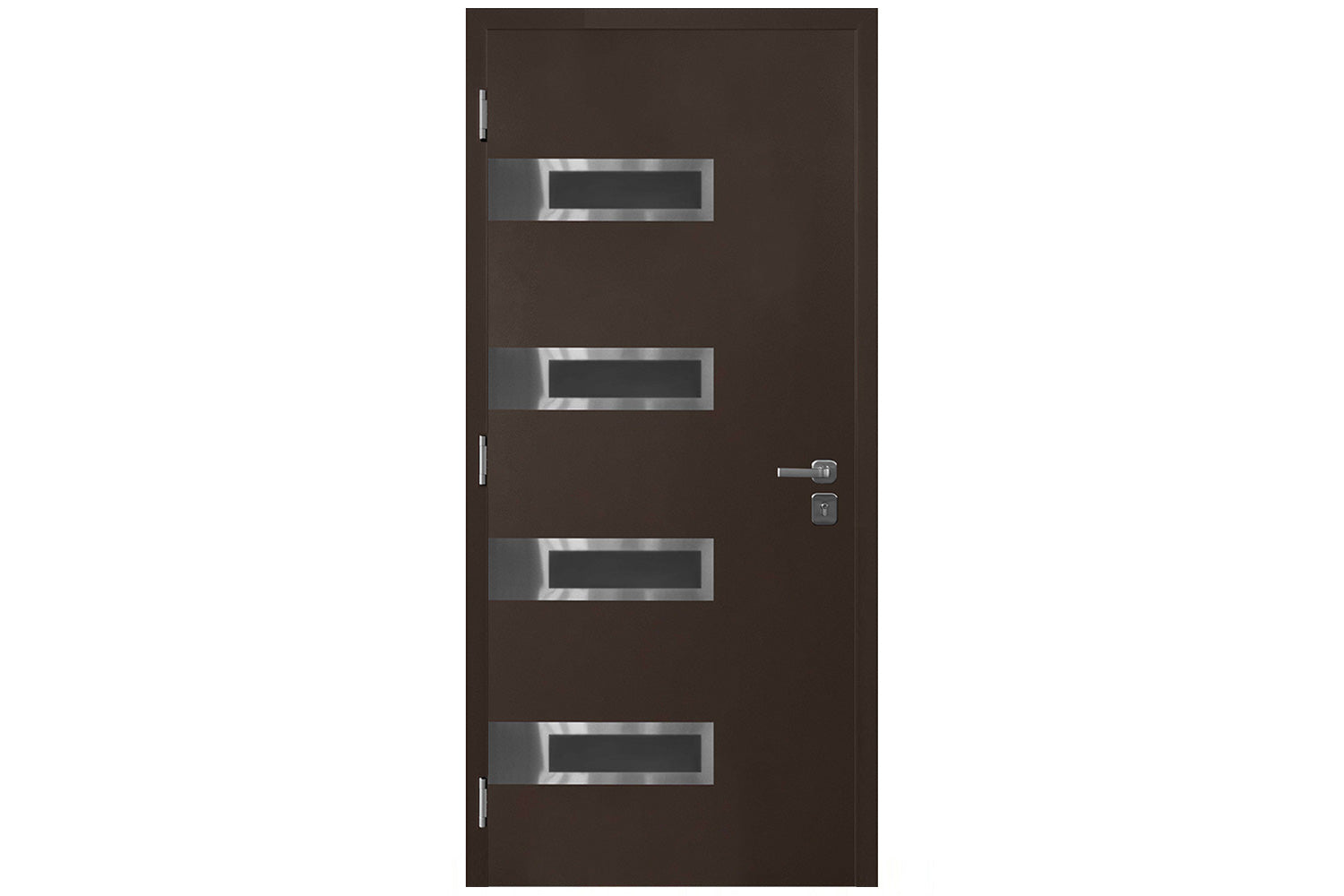 Nova Inox S4 Brown Exterior Door