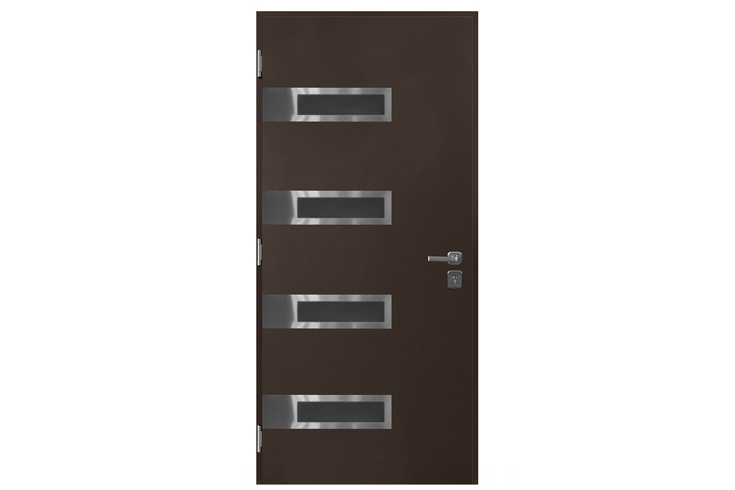 Nova Inox S4 Brown Exterior Door