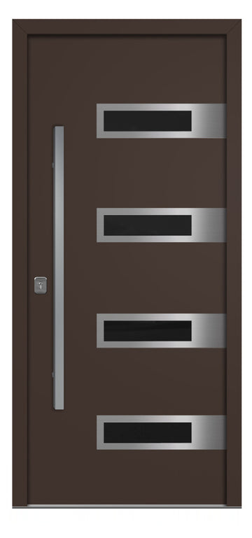 Nova Inox S4 Brown Modern Exterior Door