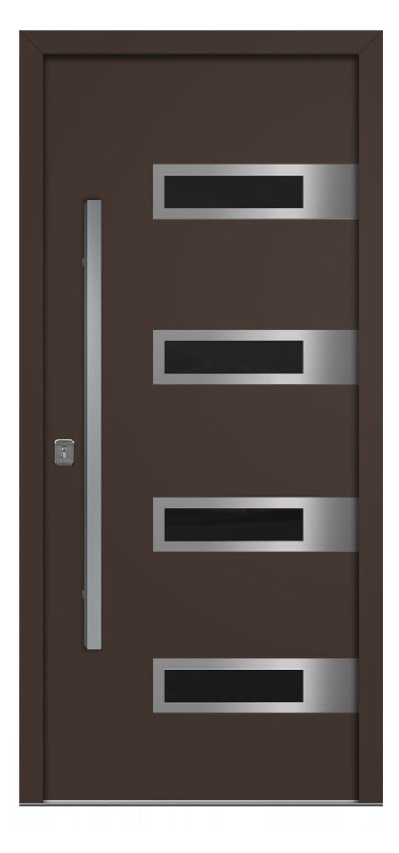 Nova Inox S4 Brown Modern Exterior Door