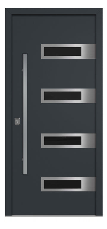 Nova Inox S4 Gray Modern Exterior Door
