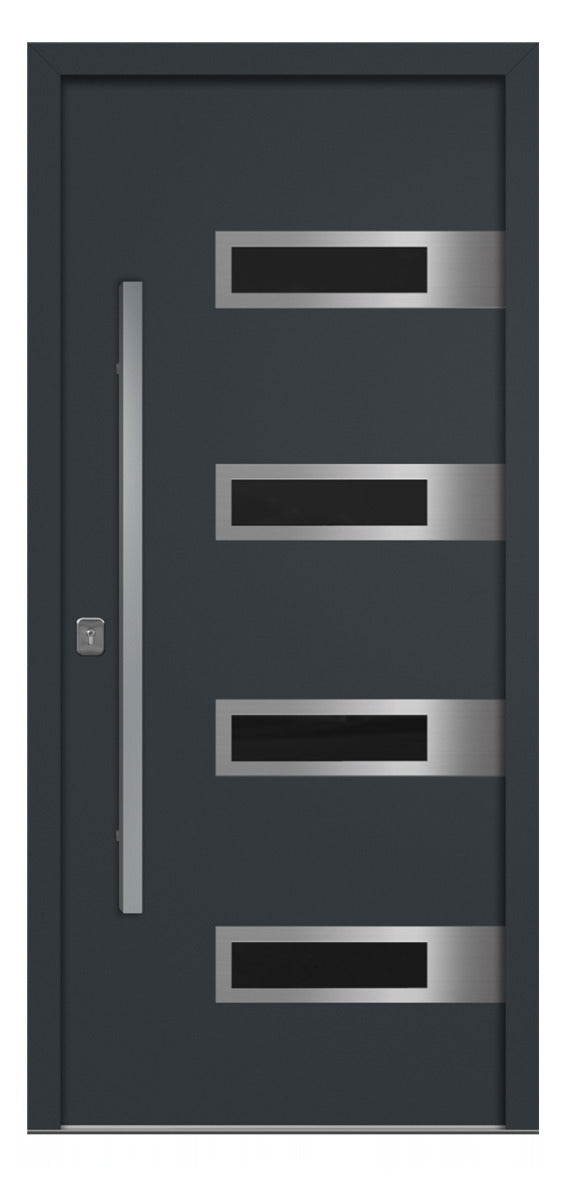 Nova Inox S4 Gray Modern Exterior Door