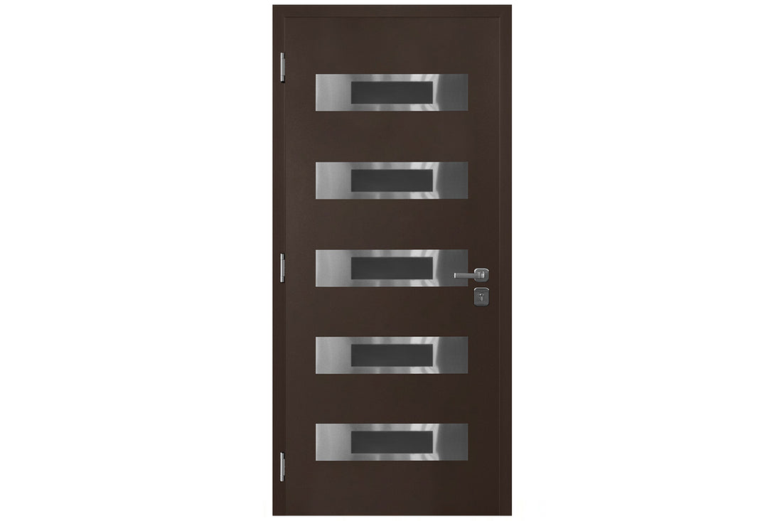 Nova Inox S5 Brown Exterior Door