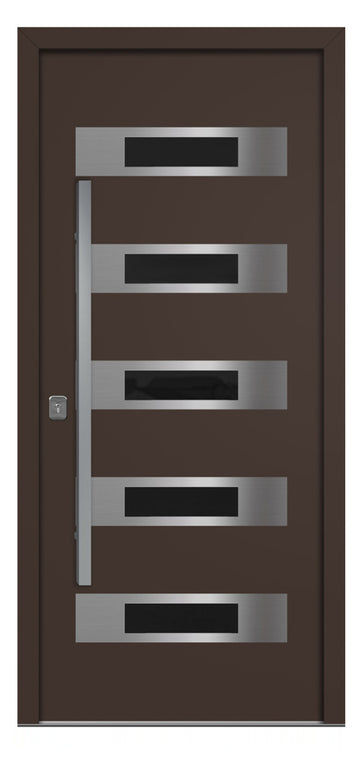 Nova Inox S5 Brown Modern Exterior Door