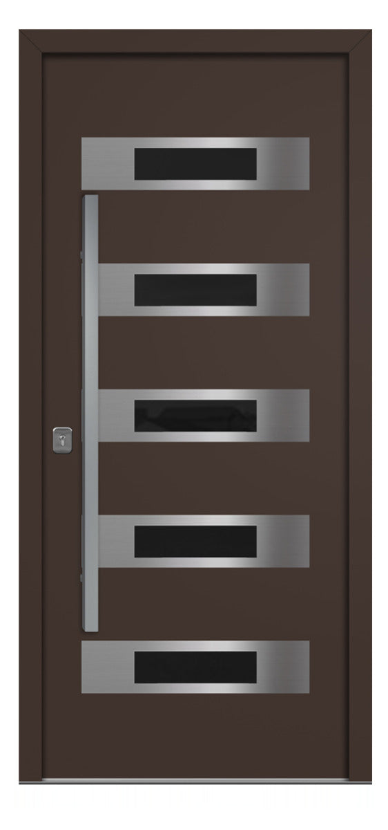 Nova Inox S5 Brown Modern Exterior Door