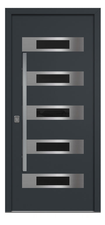 Nova Inox S5 Gray Modern Exterior Door