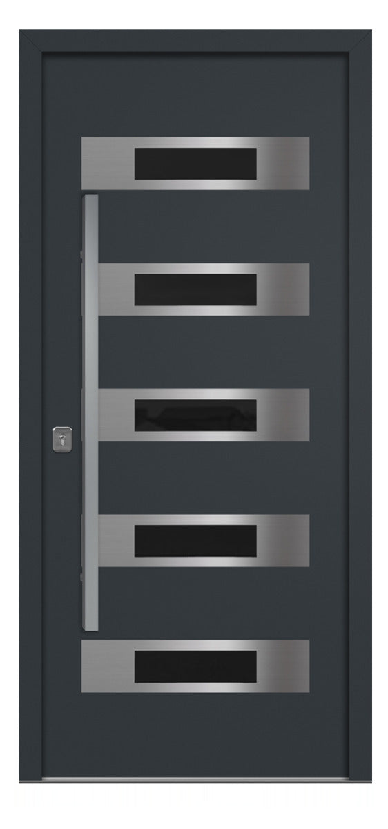 Nova Inox S5 Gray Modern Exterior Door