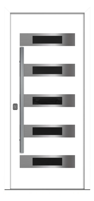 Nova Inox S5 White Modern Exterior Door