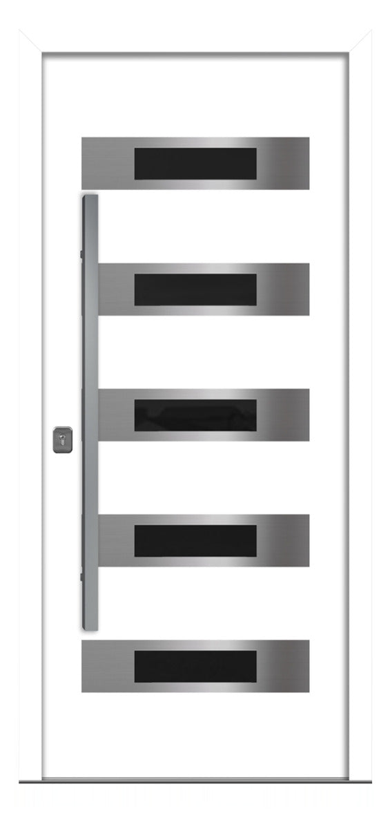 Nova Inox S5 White Modern Exterior Door