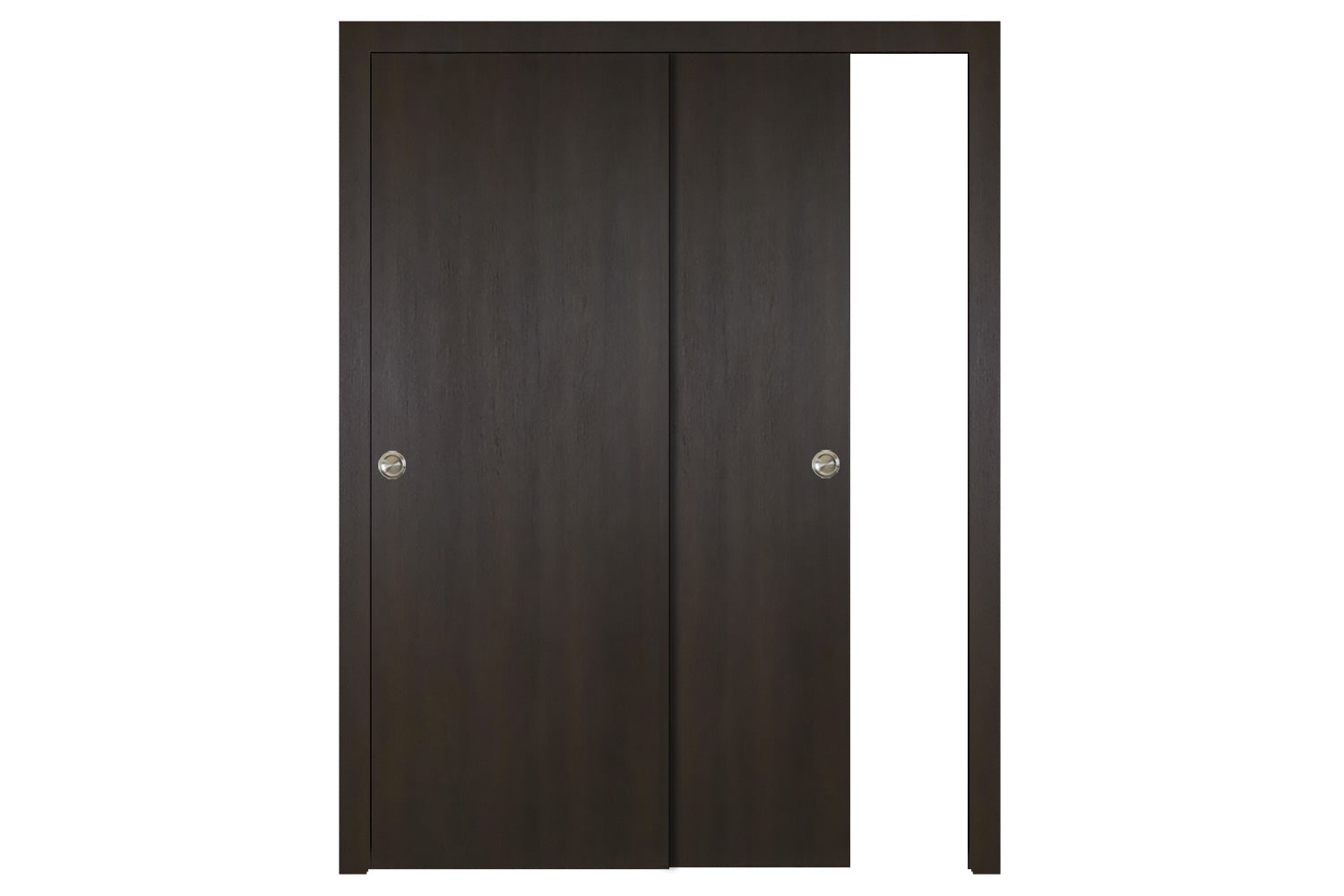 Nova Italia Flush 01 Premium Wenge Laminate Interior Door - Sliding Bypass