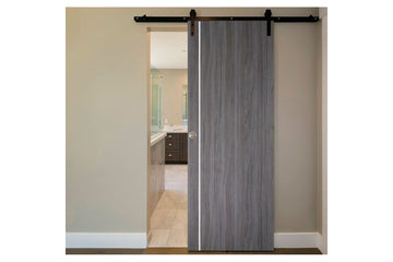 Nova Italia Flush 03 Swiss Elm Laminate Interior Barn Door