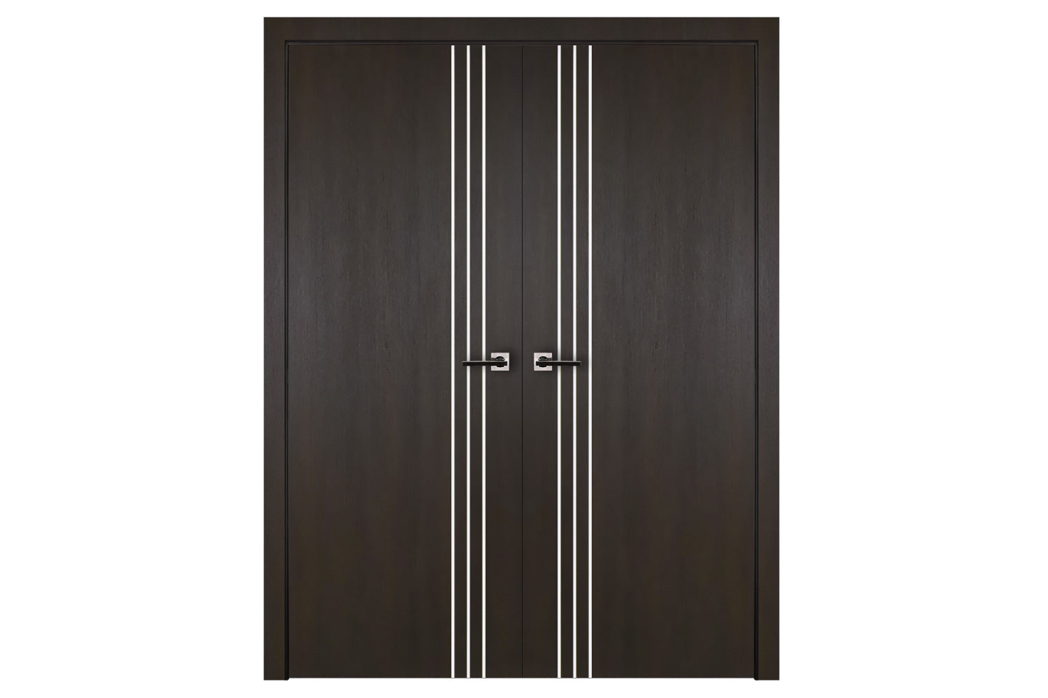 Nova Italia Flush 04 Premium Wenge Laminate Interior Door - Double Door