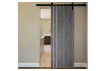 Nova Italia Flush 04 Swiss Elm Laminate Interior Barn Door