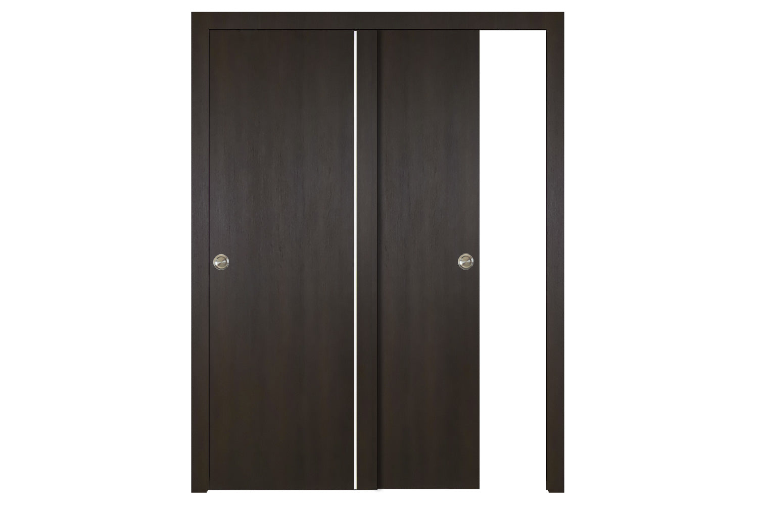 Nova Italia Flush 05 Premium Wenge Laminate Interior Door - Sliding Bypass