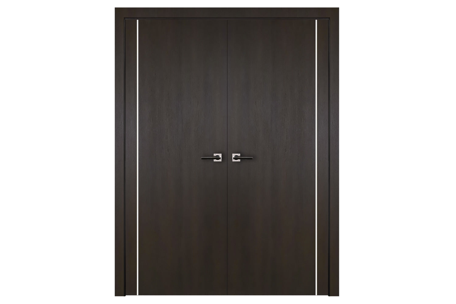 Nova Italia Flush 05 Premium Wenge Laminate Interior Door - Double Door
