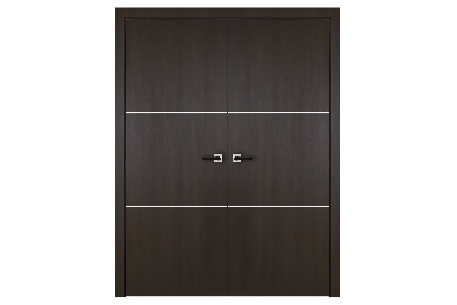 Nova Italia Flush 06 Premium Wenge Laminate Interior Door - Double Door