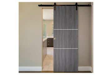 Nova Italia Flush 06 Swiss Elm Laminate Interior Barn Door